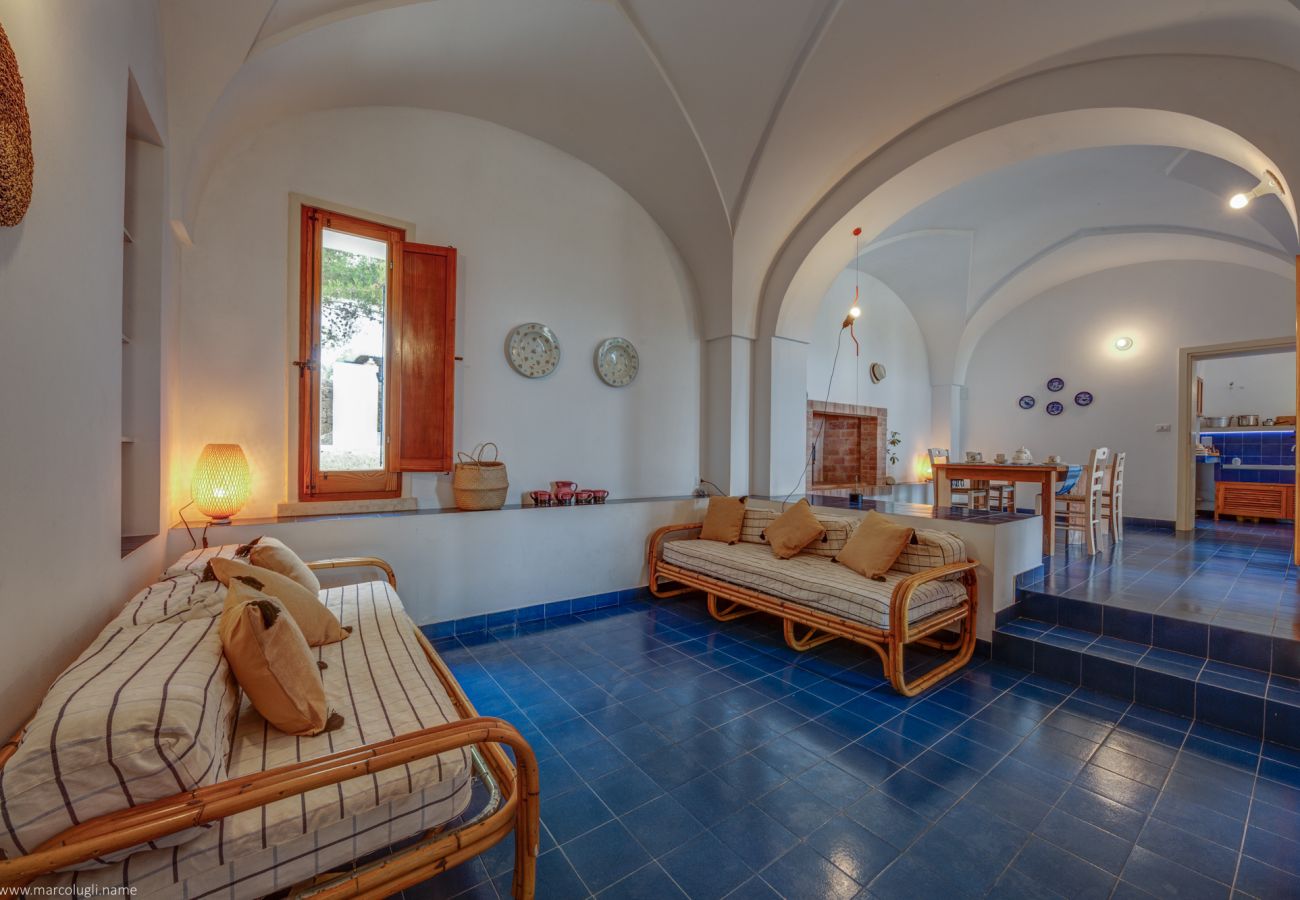 Ferienhaus in Leuca - Einmalige Villa mit direktem Meerzugang