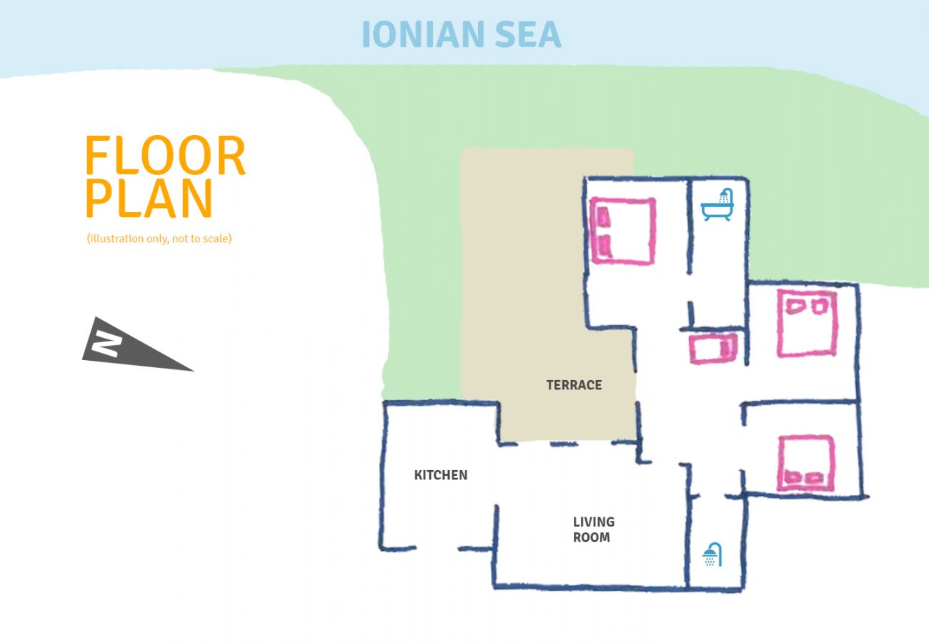 Ferienhaus in Leuca - Einmalige Villa mit direktem Meerzugang&Whirlpool
