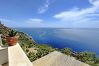 Villa in Gagliano del Capo - Große Villa mit Außenwhirlpool über dem Meer