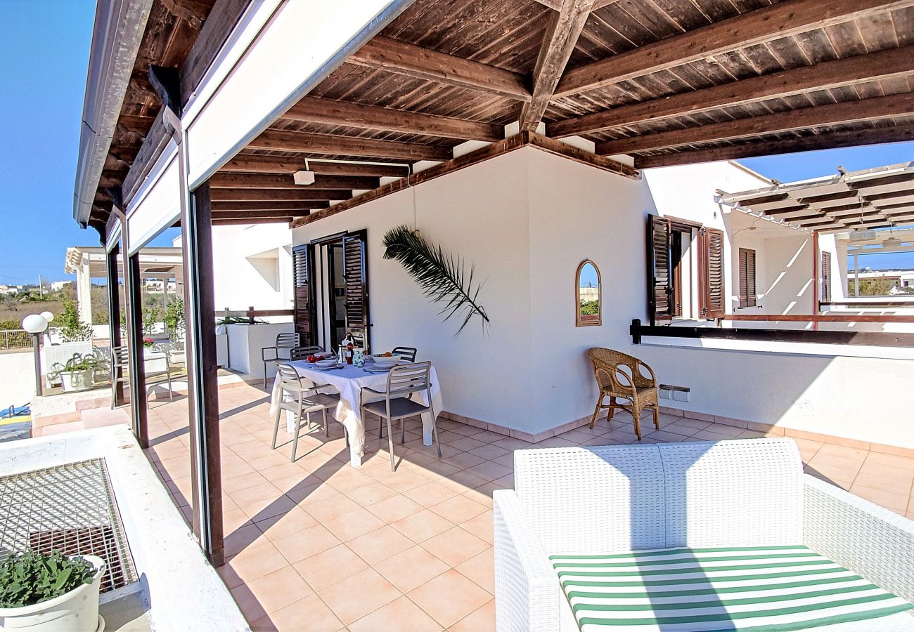 Ferienhaus in Salve - Haus am Sandstrand der “Salentinischen Malediven”