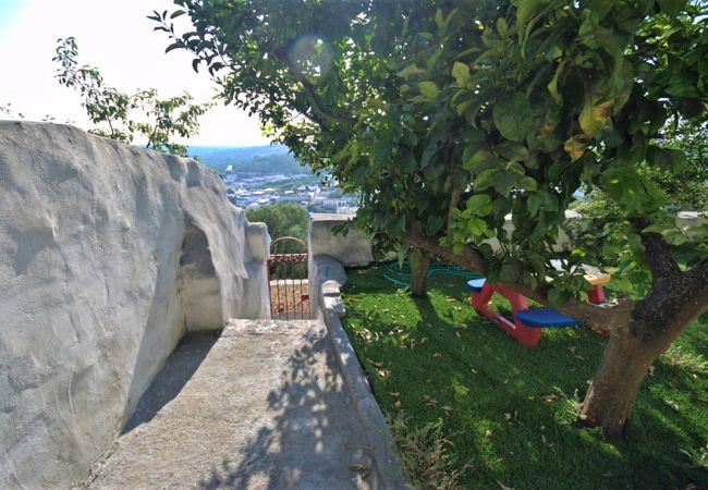 Ferienhaus in Castro - Außenwhirlpool u. Meerblick in der antiken Festung