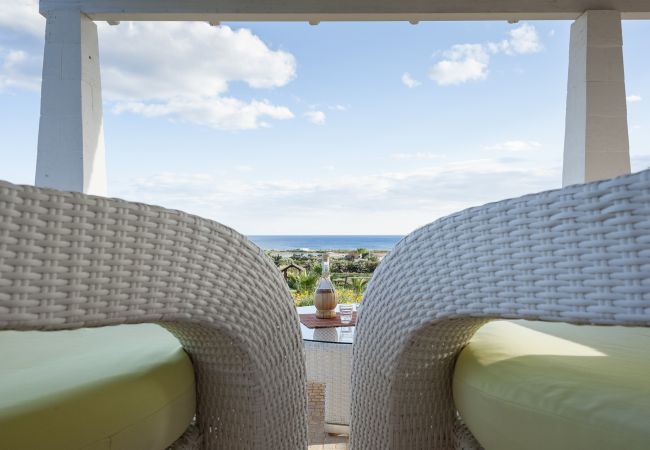 Villa in Pescoluse - Strandvilla mit Meerblick-Whirlpool und Spielplatz Villa in Pescoluse - Strandvilla mit Meerblick-Whirlpool und Spielplatz