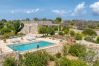 Villa in Pescoluse - Traditionelles Trulli-Anwesen mit Pool & Meerblick Villa in Pescoluse - Traditionelles Trulli-Anwesen mit Pool & Meerblick