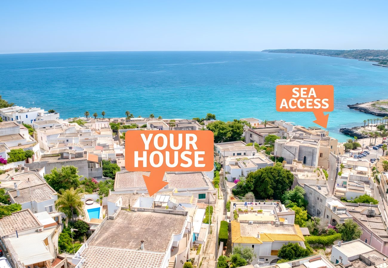 Villa in Castro - Hübsches Altstadthaus mit Pool, 200m vom Meer