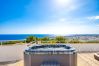 Ferienhaus in Leuca - Terrassenhaus mit Meerblick und Außenwhirlpool