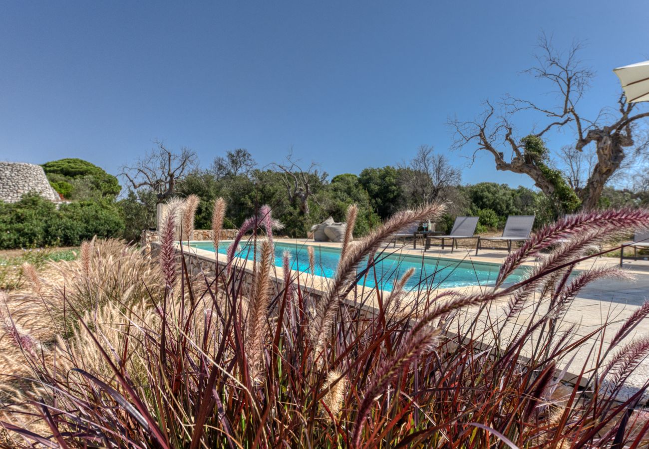 Villa in Pescoluse - Idyllische Poolvilla mit Garten in Strandnähe