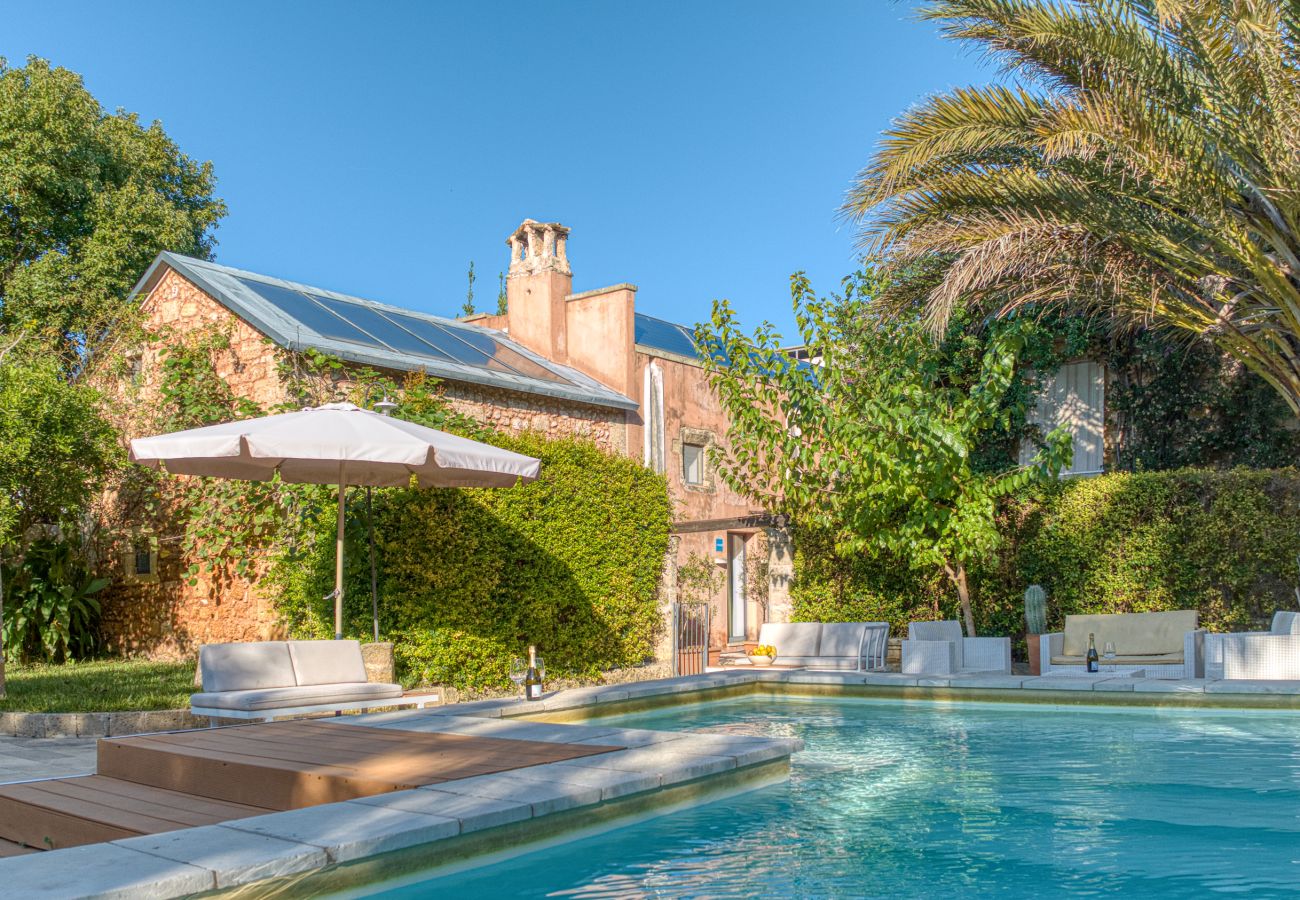 Villa in Patù - Charming residence with large pool and park