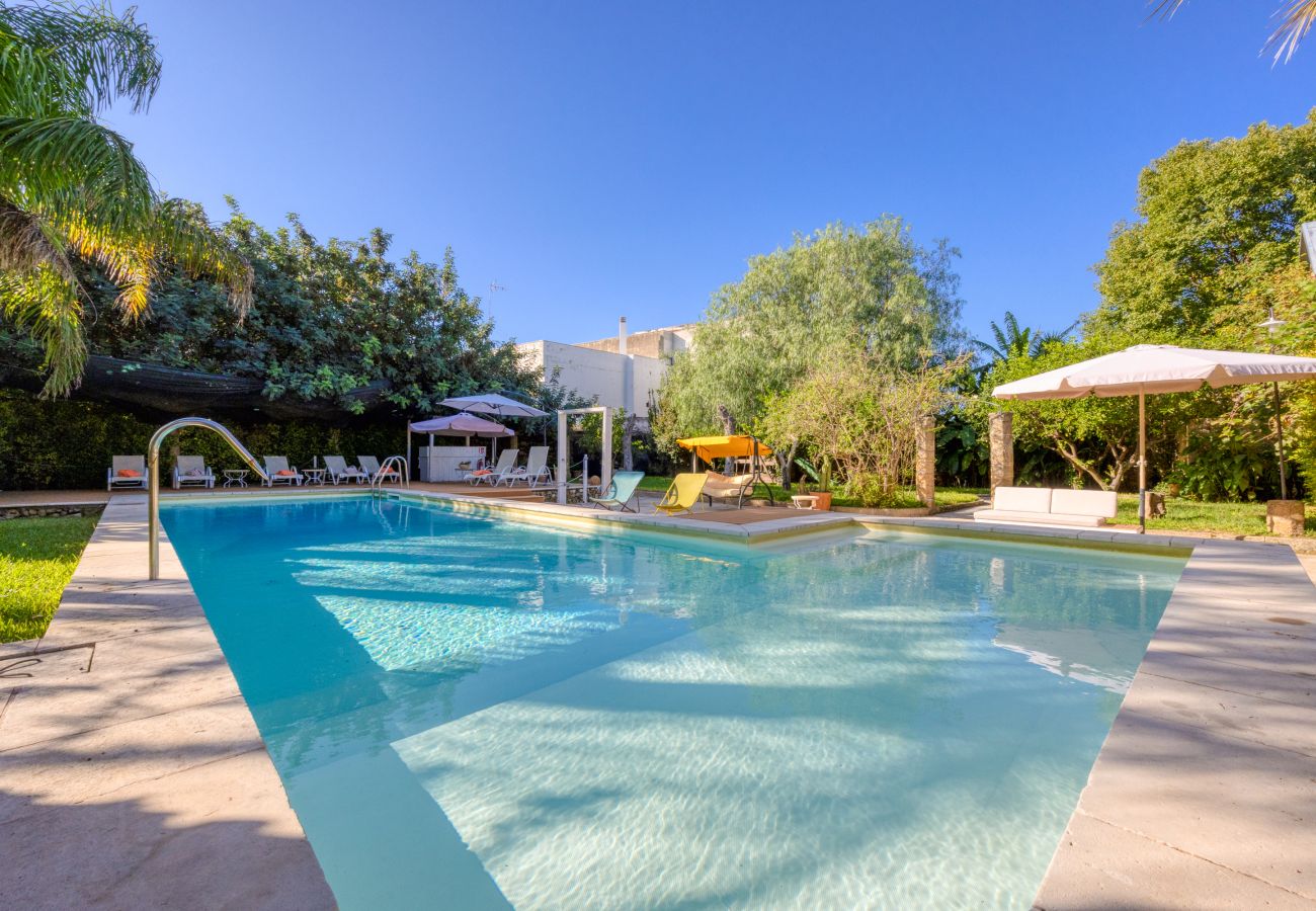 House in Patù - Pool house in the park, 7km from the sandy beaches (C)