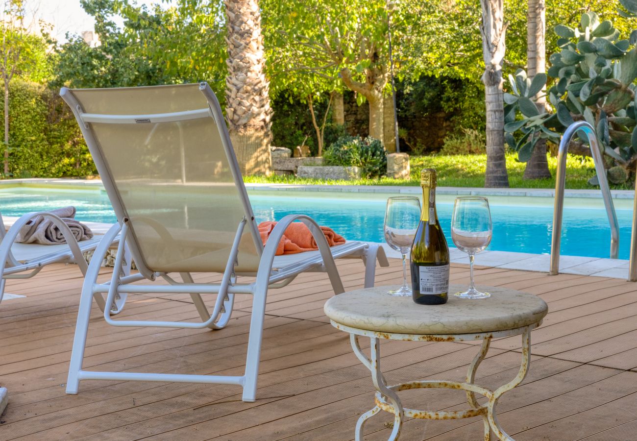 House in Patù - Pool house in the park, 7km from the sandy beaches (C)