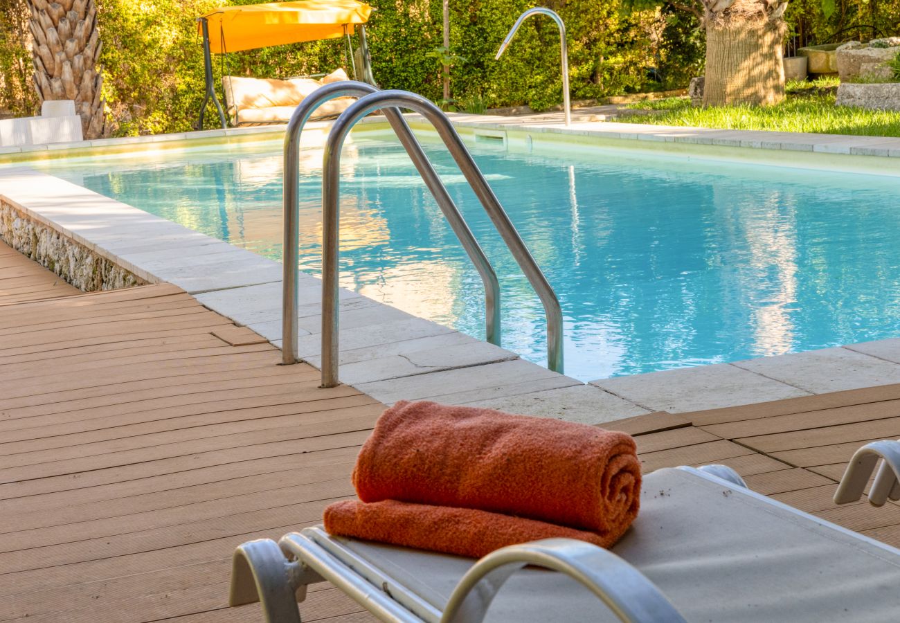 House in Patù - Pool house in the park, 7km from the sandy beaches (C)