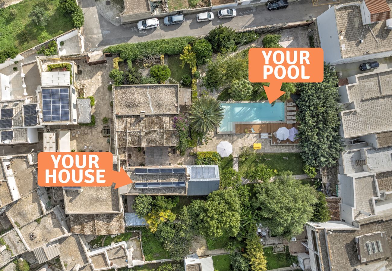 House in Patù - Cozy house with pool and park (B)