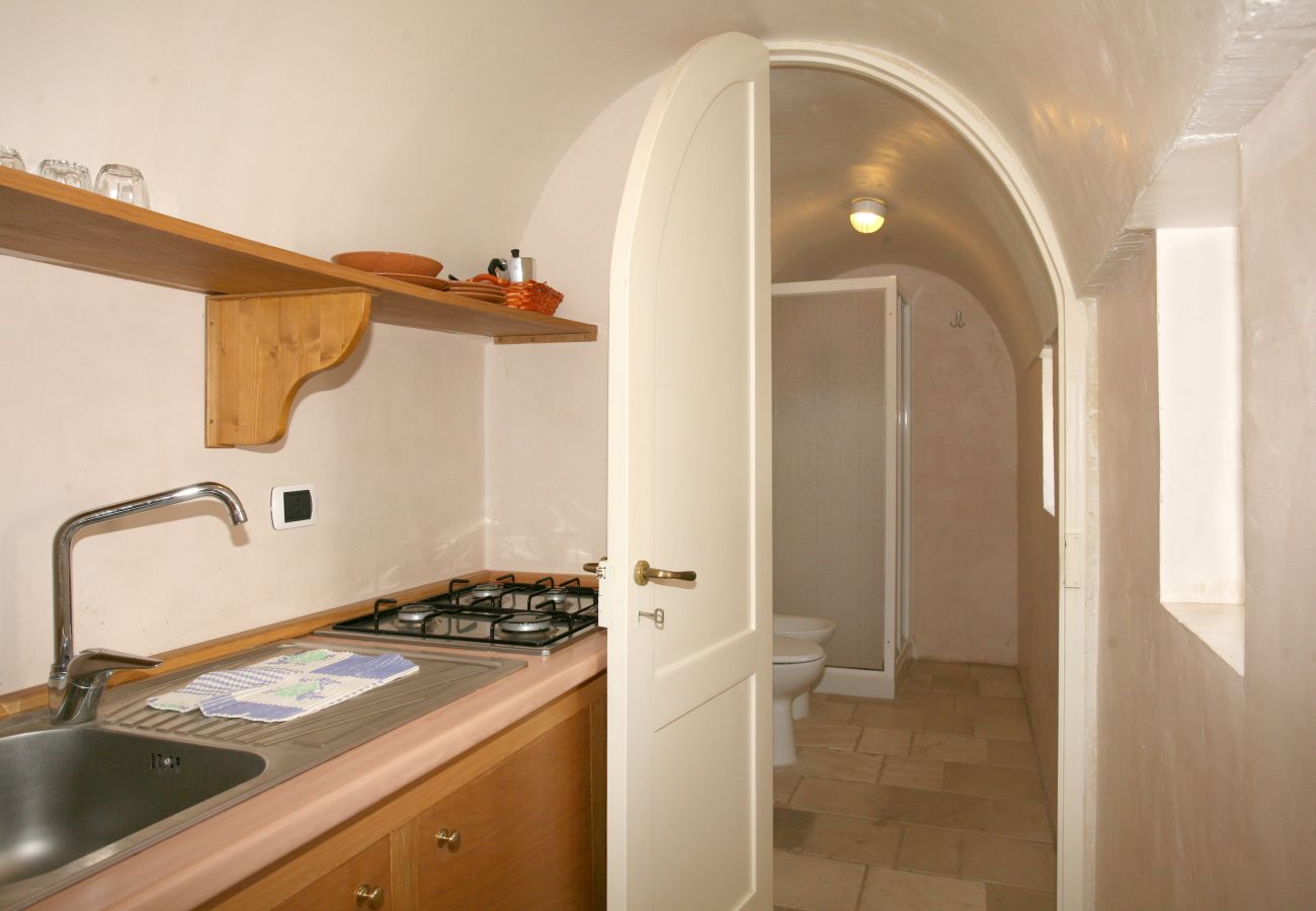 Apartment in Patù - Nice studio with pool access and terrace (E)