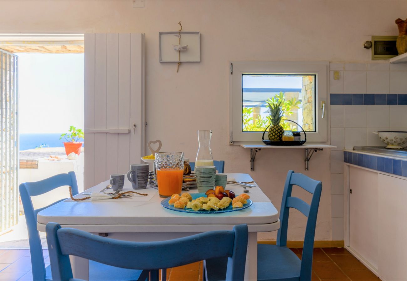 Villa in Gagliano del Capo - Large villa with outdoor jacuzzi over the sea