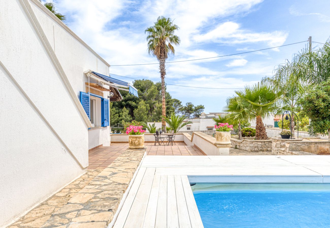 House in Pescoluse - Cozy house with pool 1km from sandy beach in Pescoluse
