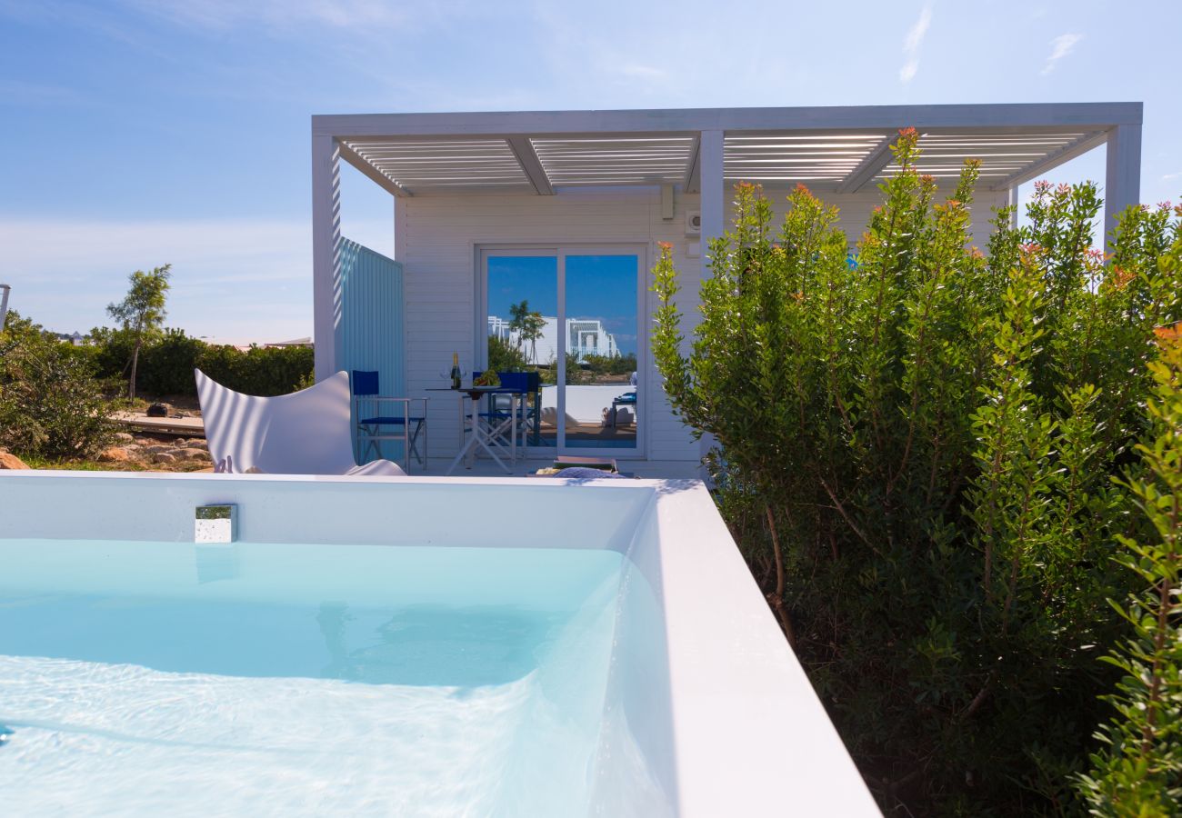 House in Marina di Felloniche - Modern lodge w/ plunge pool and private sea access (A)