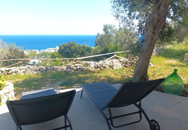 Trullo in Tricase - Charming house w/ view, 5 min walk from the sea
