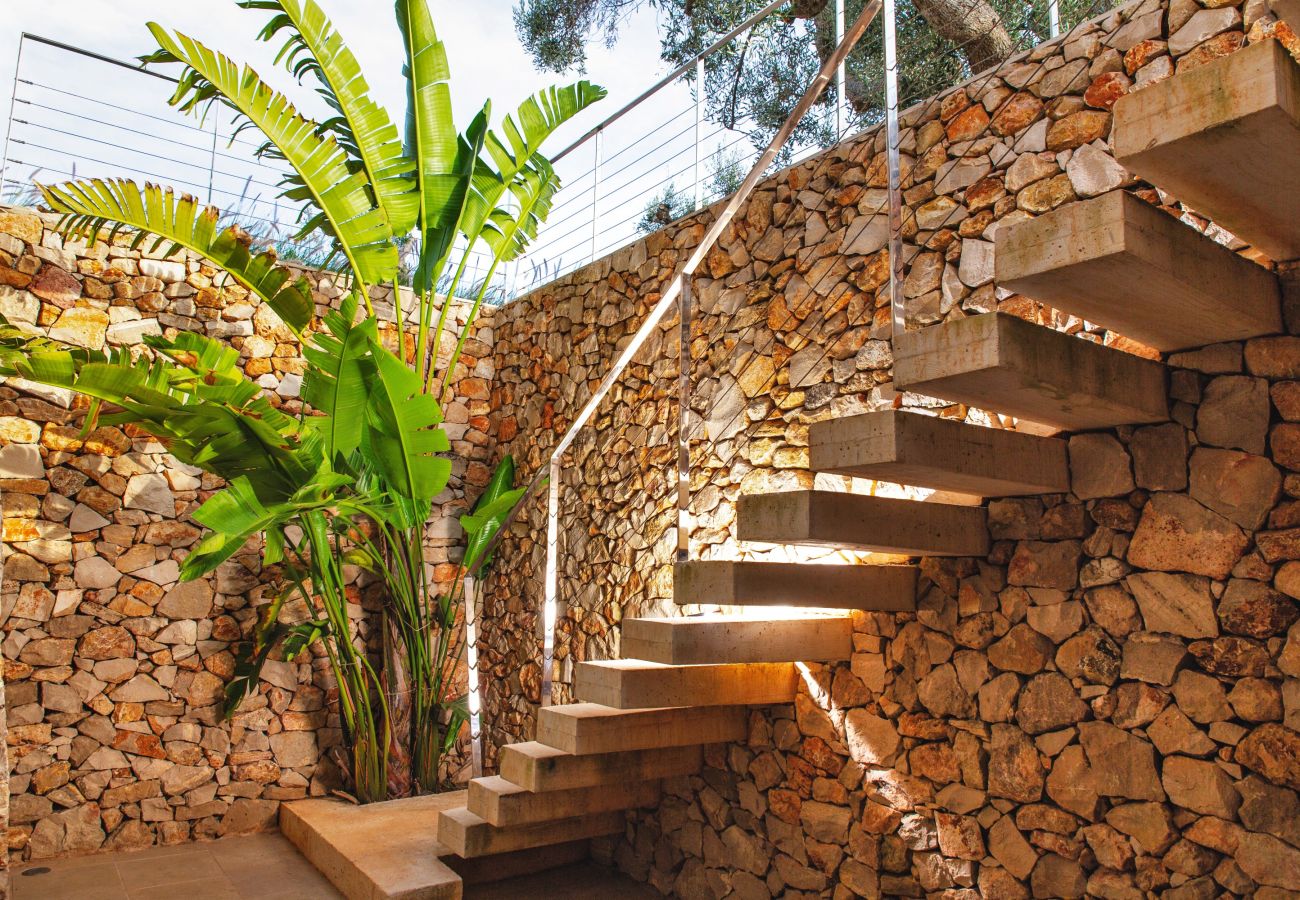 Villa in Leuca - Modern 2-unit villa with heated pool and seaview