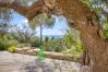House in Patù - Nice stone house with sea view & outdoor whirlpool