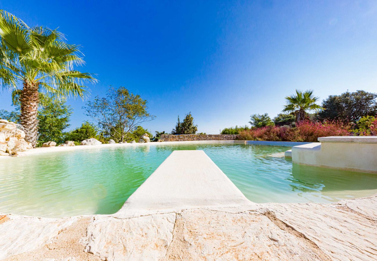 Villa à Gagliano del Capo - Villa de rêve avec piscine naturelle et vue mer