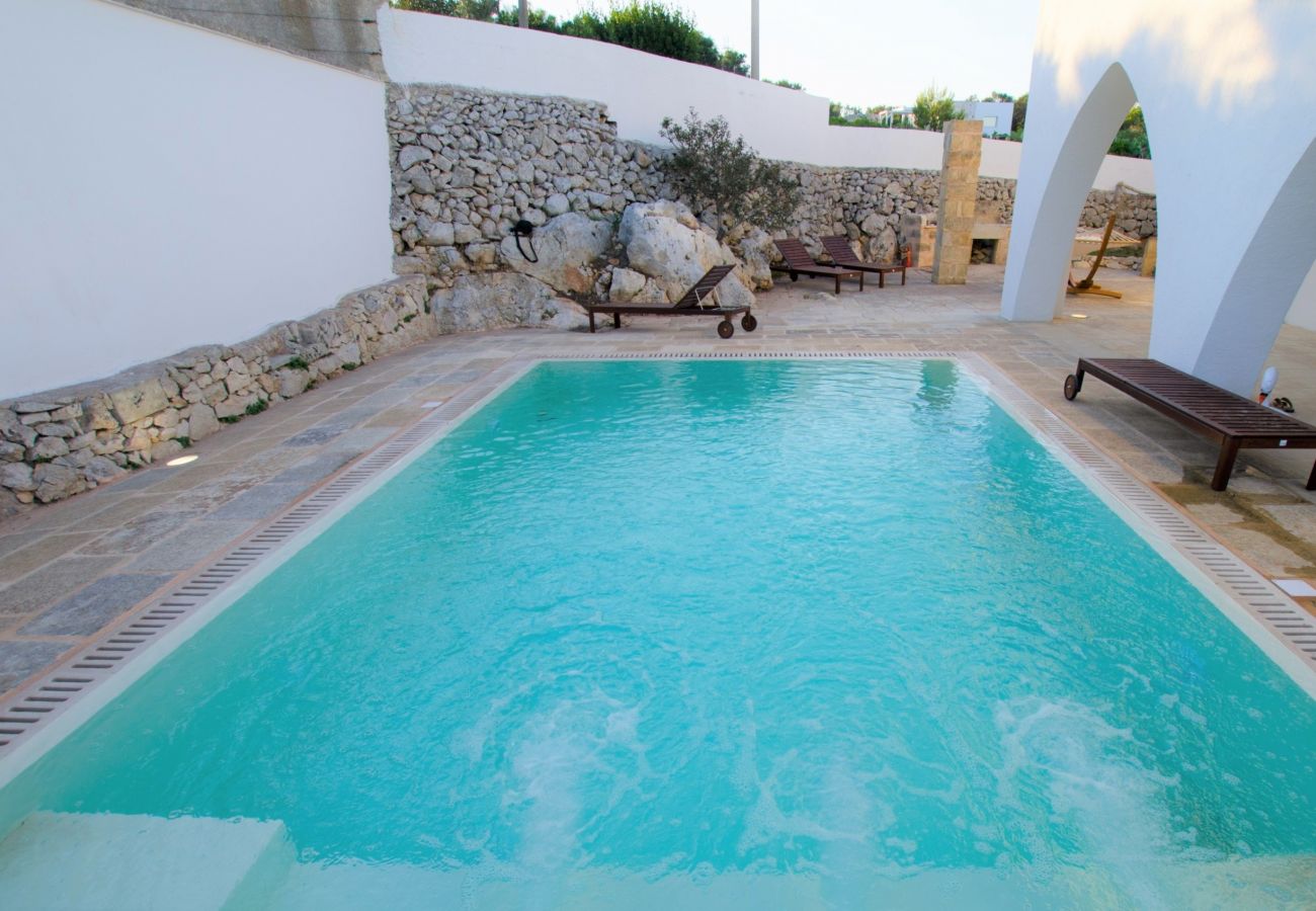 Villa à Gagliano del Capo - Villa avec piscine et vue mer