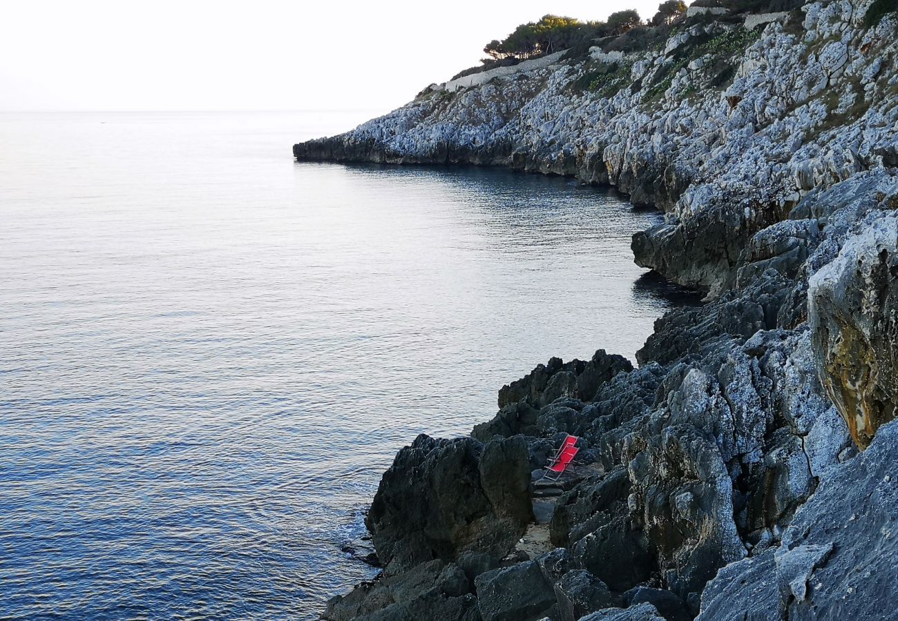 Trullo à Castro - Little trullo with private sea access (house E)