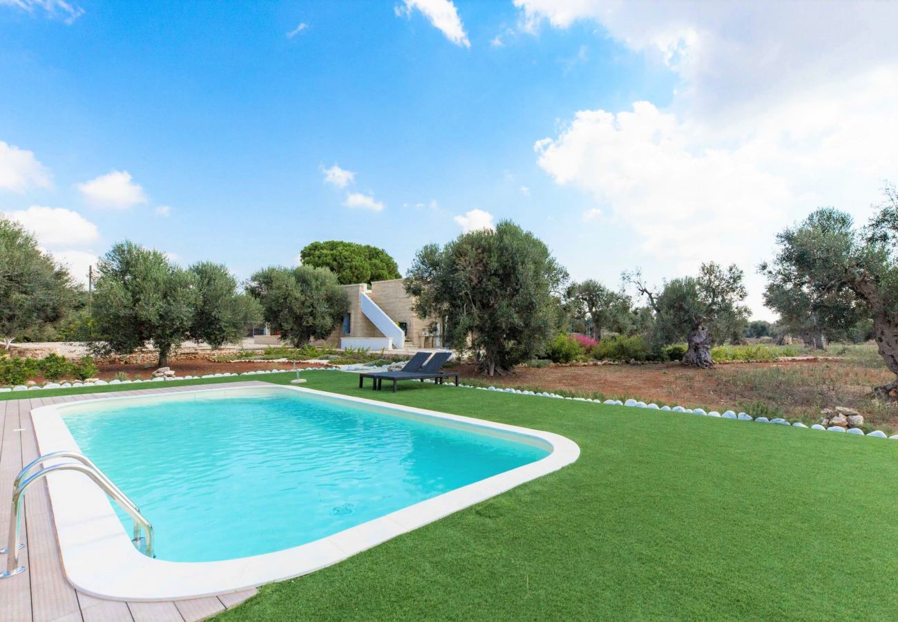 Villa à Patù - Villa de luxe avec piscine près de la mer