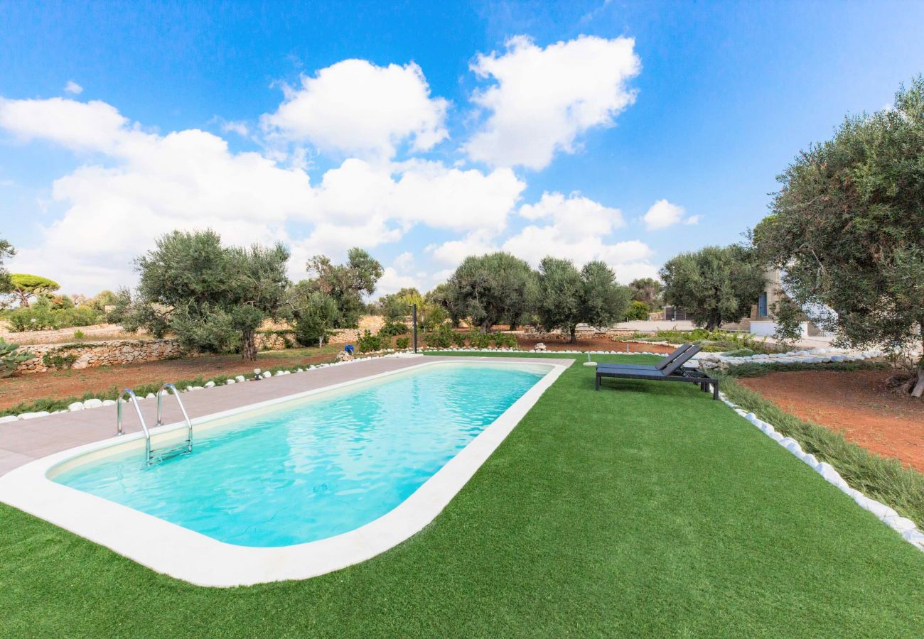 Villa à Patù - Villa de luxe avec piscine à 2km de la mer