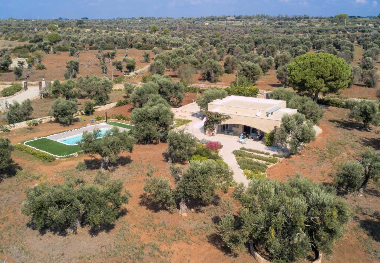 Villa à Patù - Villa de luxe avec piscine à 2km de la mer