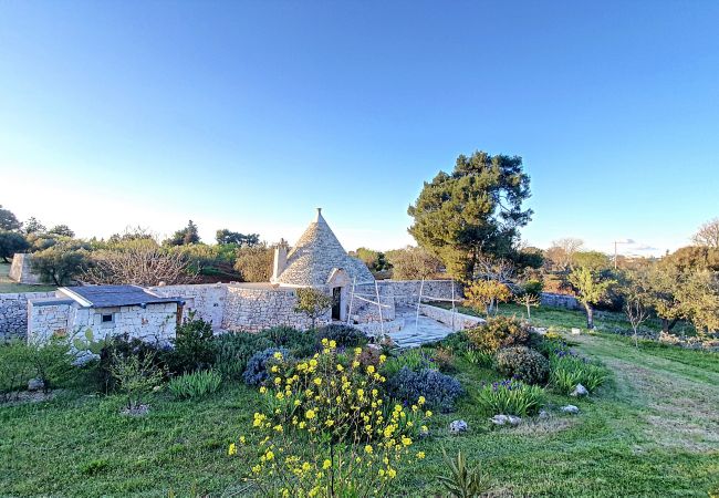 Villa à Cisternino - Grande propriété de trulli avec piscine naturelle