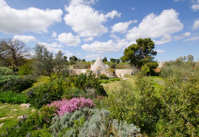 Villa à Cisternino - Grande propriété de trulli avec piscine naturelle