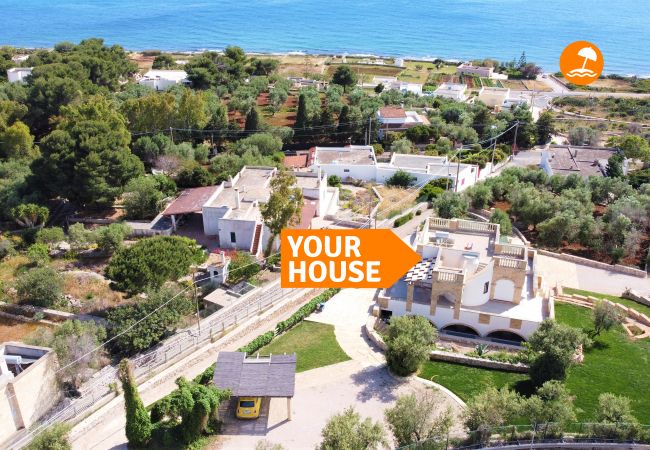 Maison à Torre Vado - Maison avec 3 apt. & piscine à 250m de la mer Maison à Torre Vado - Maison avec 3 apt. & piscine à 250m de la mer