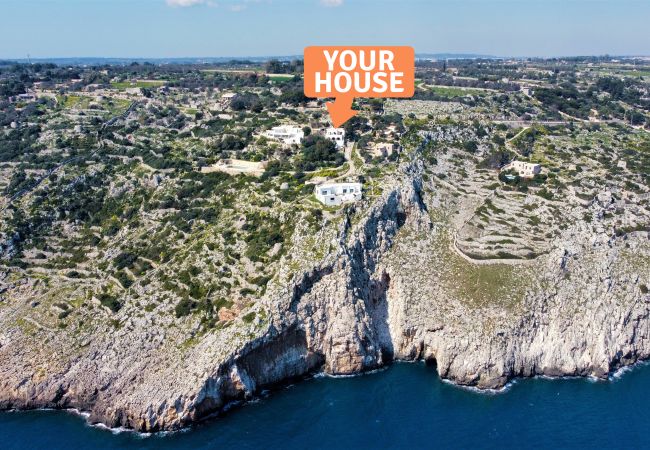 Villa à Leuca - Belle maison sur les falaises avec vue mer à 180° Villa à Leuca - Belle maison sur les falaises avec vue mer à 180°