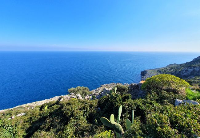 Villa à Leuca - Belle maison sur les falaises avec vue mer à 180°