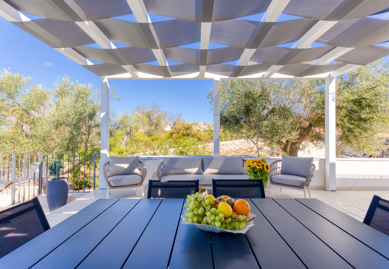 Villa à Leuca - Villa d'exception, piscine chauffée & vue mer 270°