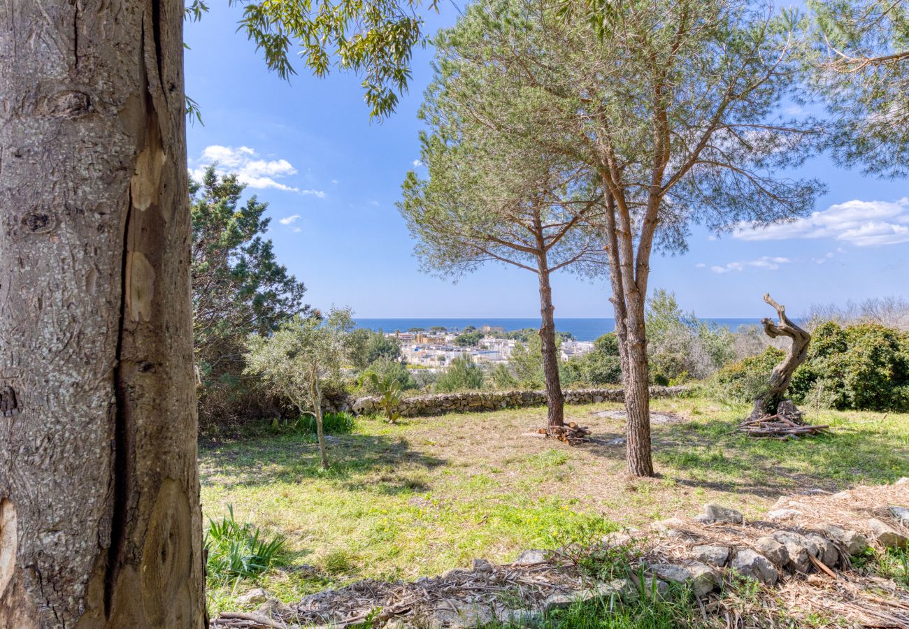 Maison à Patù - Belle maison en pierre avec vue mer et jacuzzi extérieur