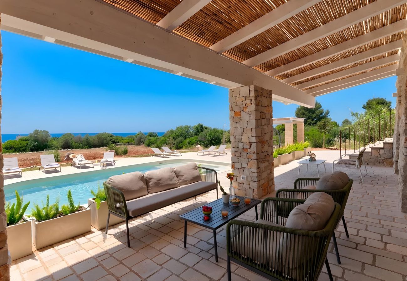 Villa à Torre Pali - Villa de luxe sur 2 niveaux avec piscine & vue mer