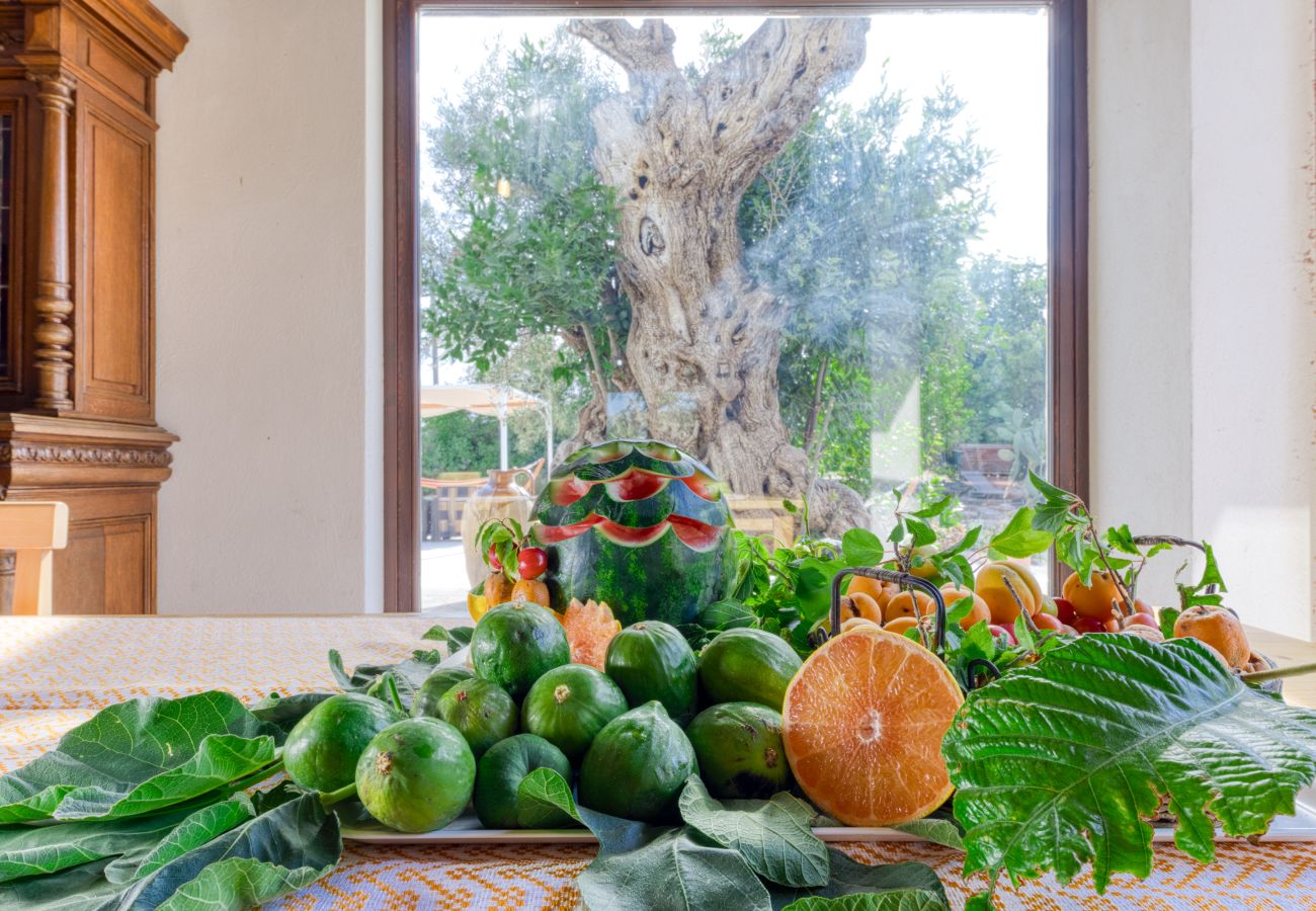 Villa à Casarano - Entière domaine rural avec piscine, usage exclusif