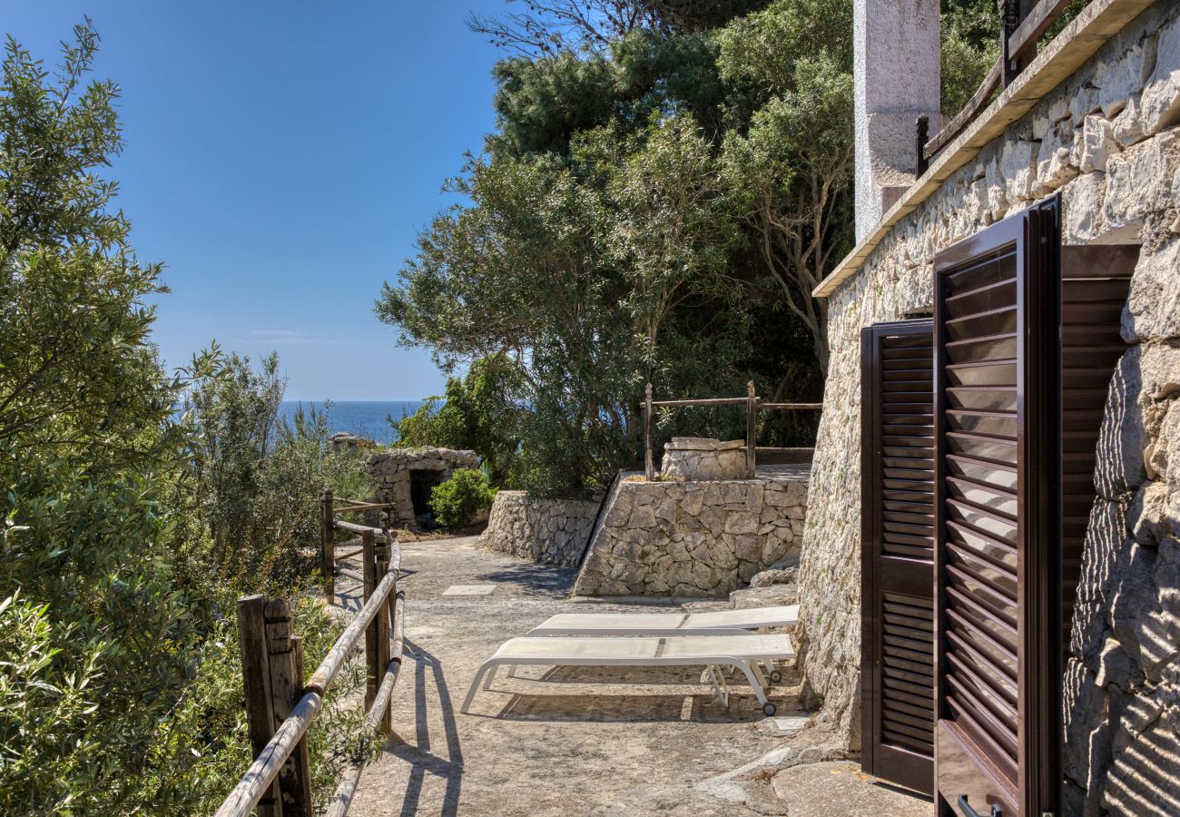 Villa à Castro - Superbe villa avec jacuzzi et accès privé à la mer (maison B)
