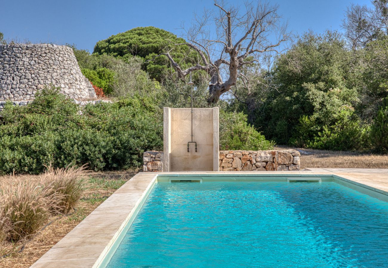 Villa à Pescoluse - Jolie Villa avec piscine & jardin à 2km plage