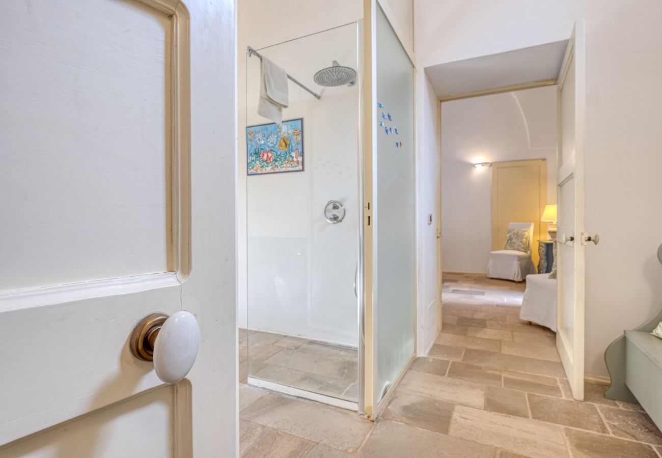 Casa a Patù - Dimora di charme con piscina e parco (B)