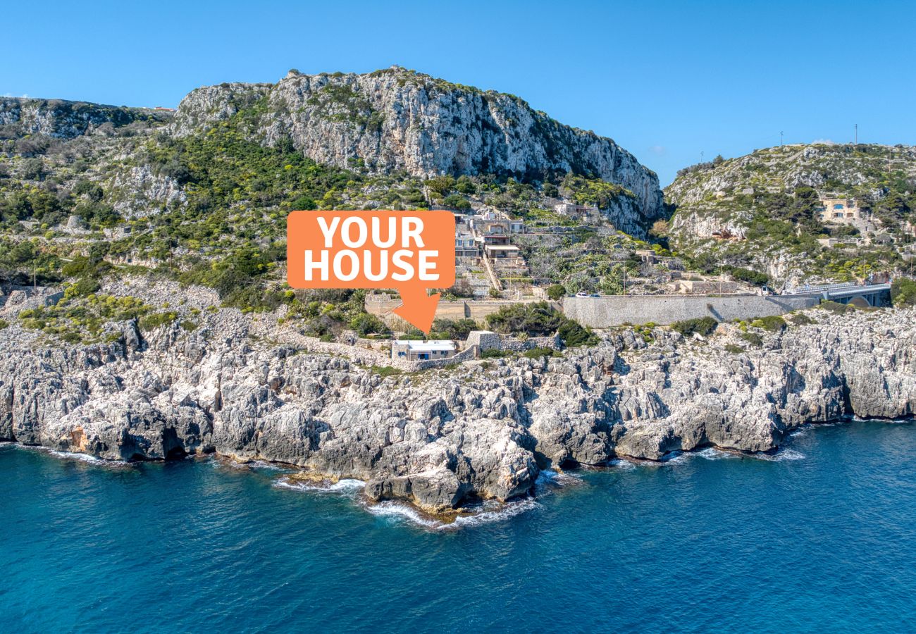 Trullo a Gagliano del Capo - Casetta in pietra sul mare con jacuzzi riscaldata