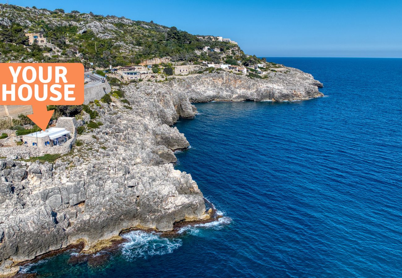 Trullo a Gagliano del Capo - Casetta in pietra sul mare con jacuzzi riscaldata