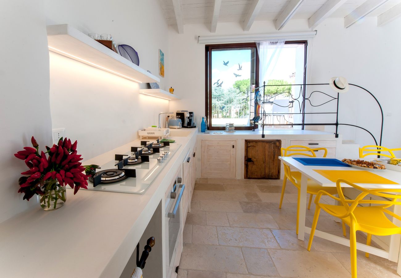 Villa a Salve - Intera dimora con piscina privata a 5km dal mare