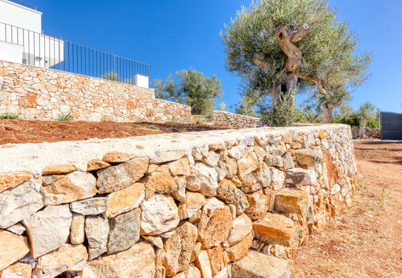 Villa a Leuca - Magnifica villa con piscina riscaldata, vista 270°