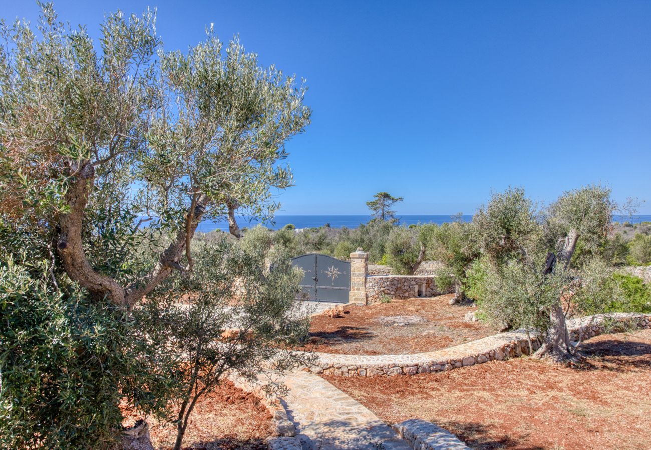 Villa a Leuca - Magnifica villa con piscina riscaldata, vista 270°