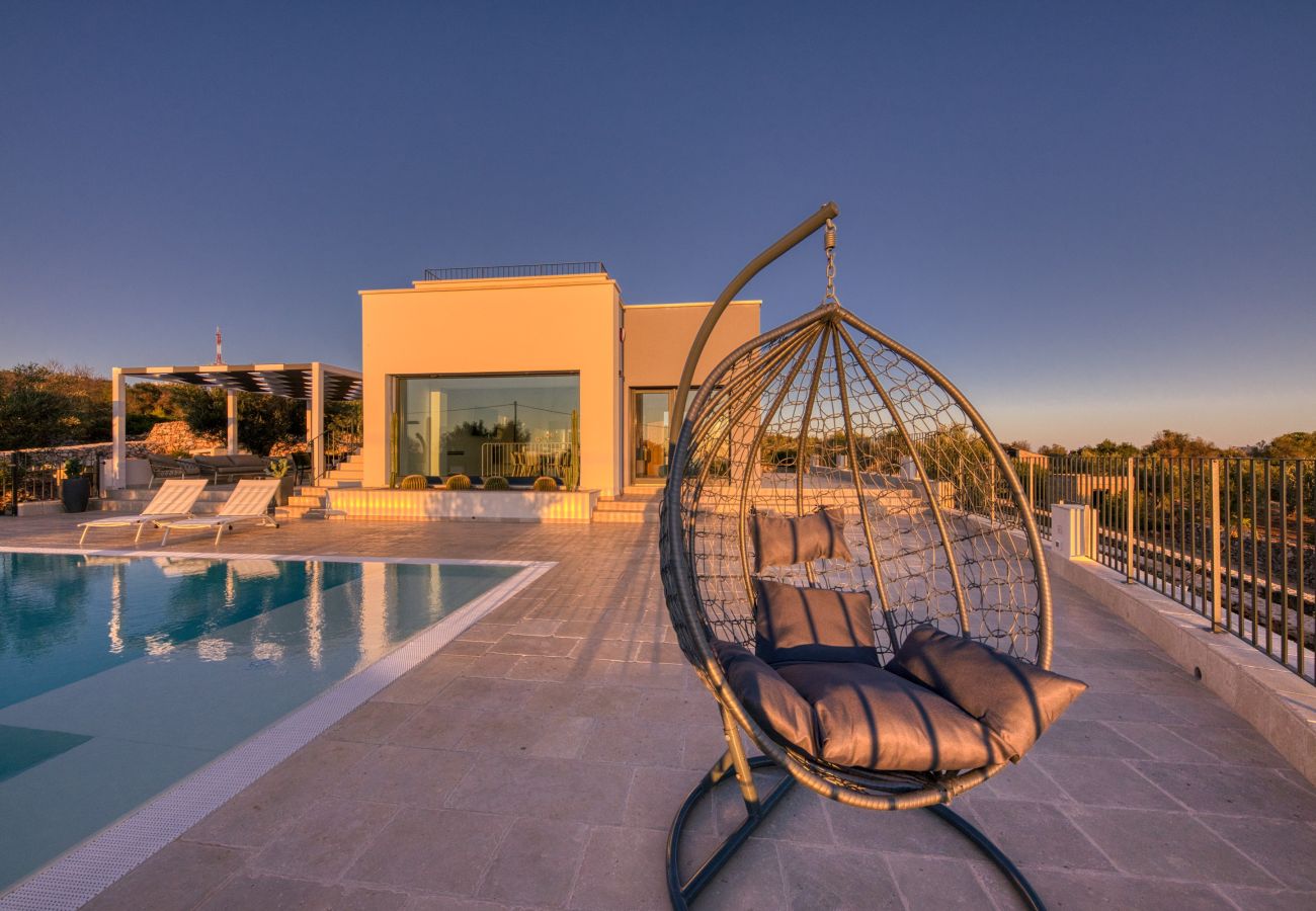 Villa a Leuca - Magnifica villa con piscina riscaldata, vista 270°