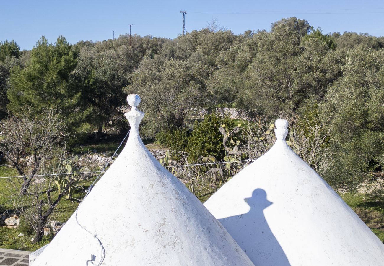 Trullo a Ostuni - Delizioso trullo bianco con piscina e giardino