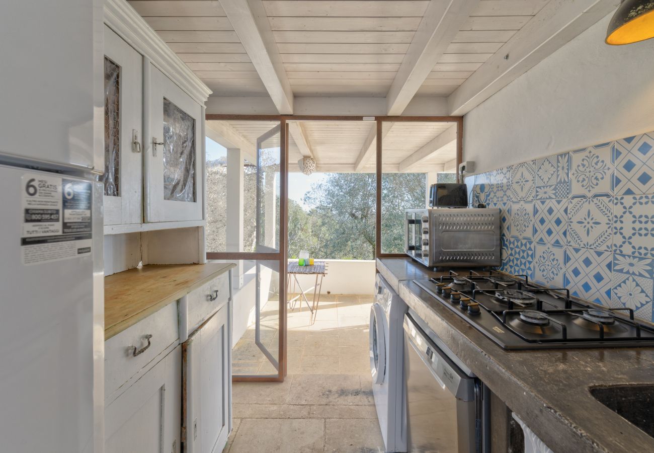 Trullo a Ostuni - Delizioso trullo bianco con piscina e giardino