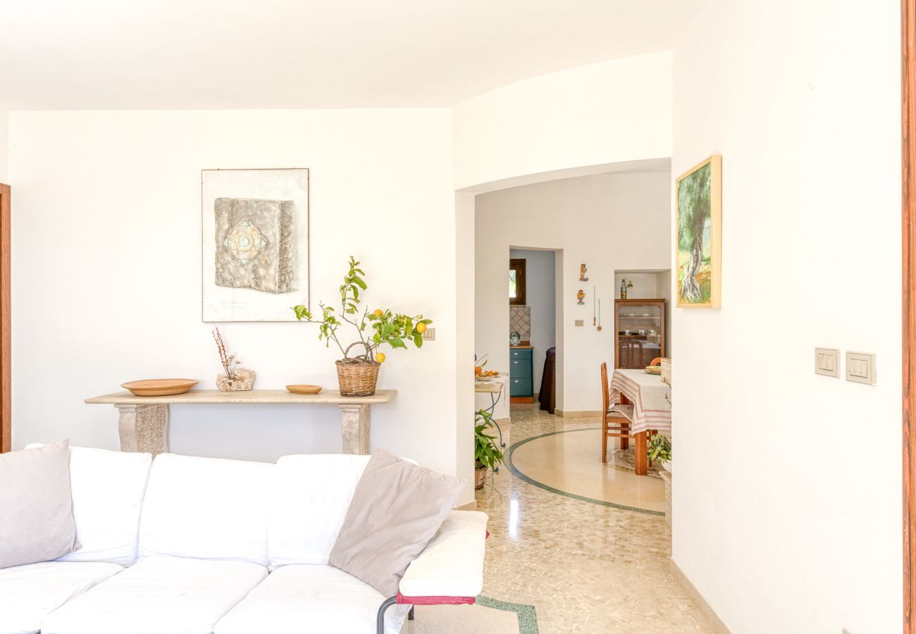 Fattoria a Patù - Graziosa casa in pietra, vista mare e vasca idromassaggio