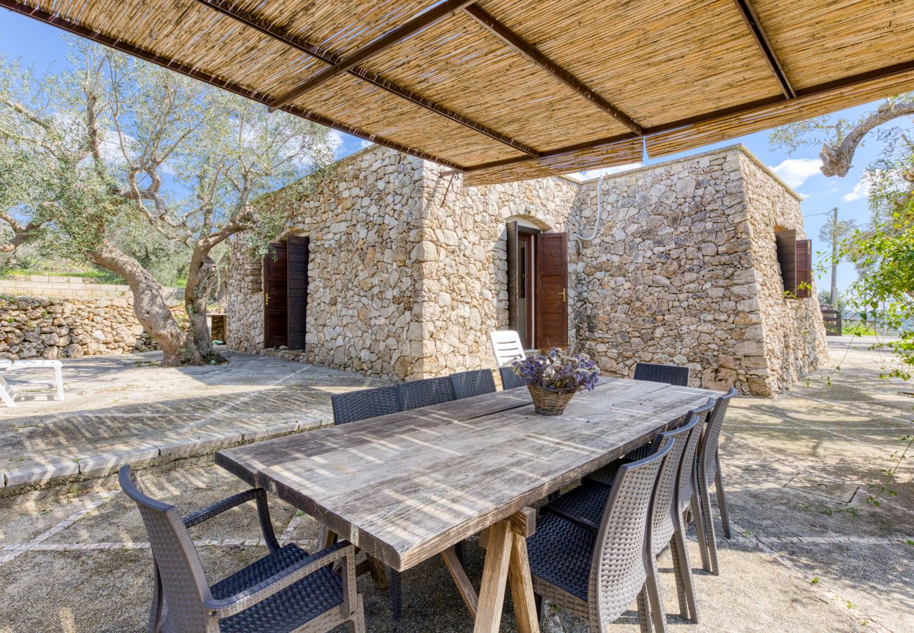 Fattoria a Patù - Graziosa casa in pietra, vista mare e vasca idromassaggio